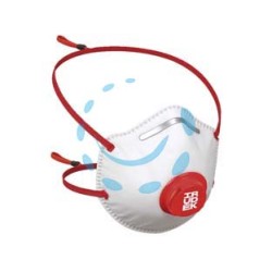 MASCHERINE MONOUSO A CONCHIGLIA CON VALVOLA FFP2 IRU 220 SLV - IRU 220 SLV