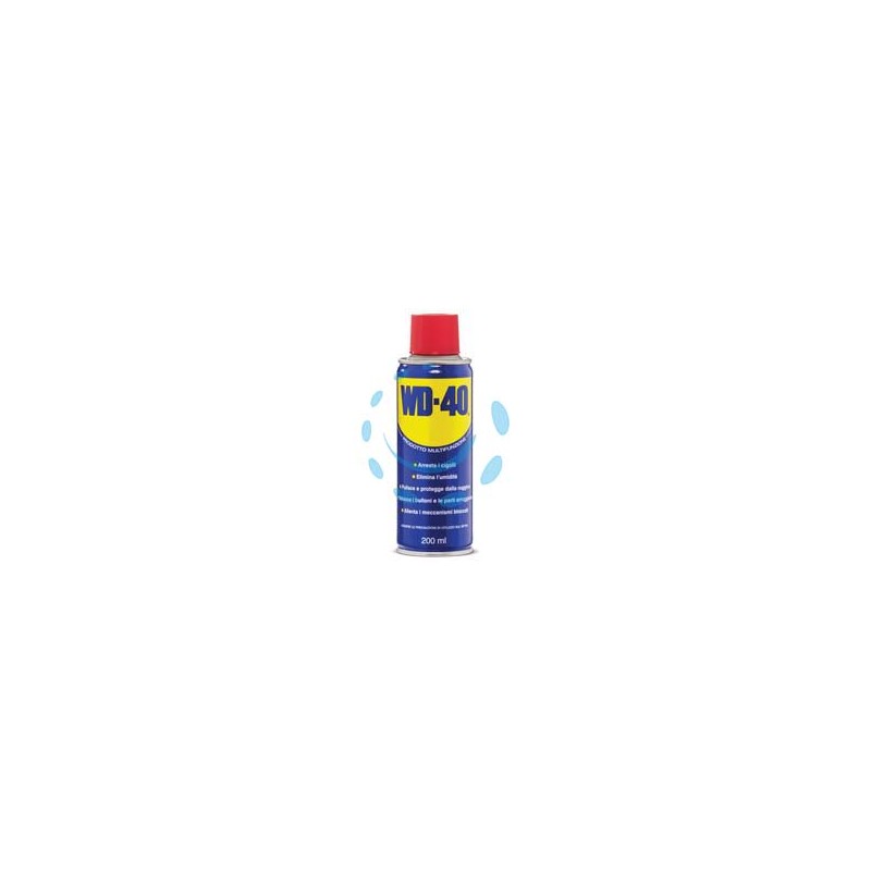 WD-40 LUBRIFICANTE SPRAY MULTIUSO 5 FUNZIONI ML.200 - ml.200 spray