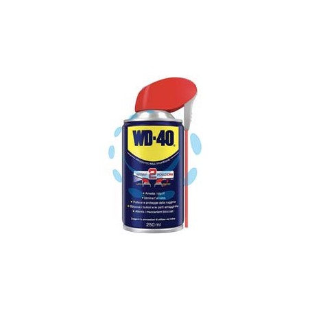 WD-40 LUBRIFICANTE SPRAY MULTIUSO 5 FUNZIONI ML.250 - ml.250 spray c/erogatore a doppia posizione