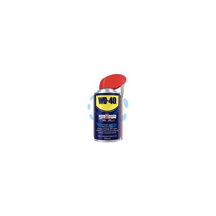 WD-40 LUBRIFICANTE SPRAY MULTIUSO 5 FUNZIONI ML.250 - ml.250 spray c/erogatore a doppia posizione