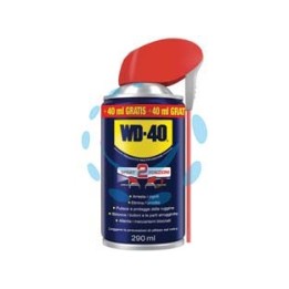 WD-40 LUBRIFICANTE SPRAY MULTIUSO 5 FUNZIONI ML.250+40 GRATIS - ml.250+40 spray c/erogatore a doppia posizione