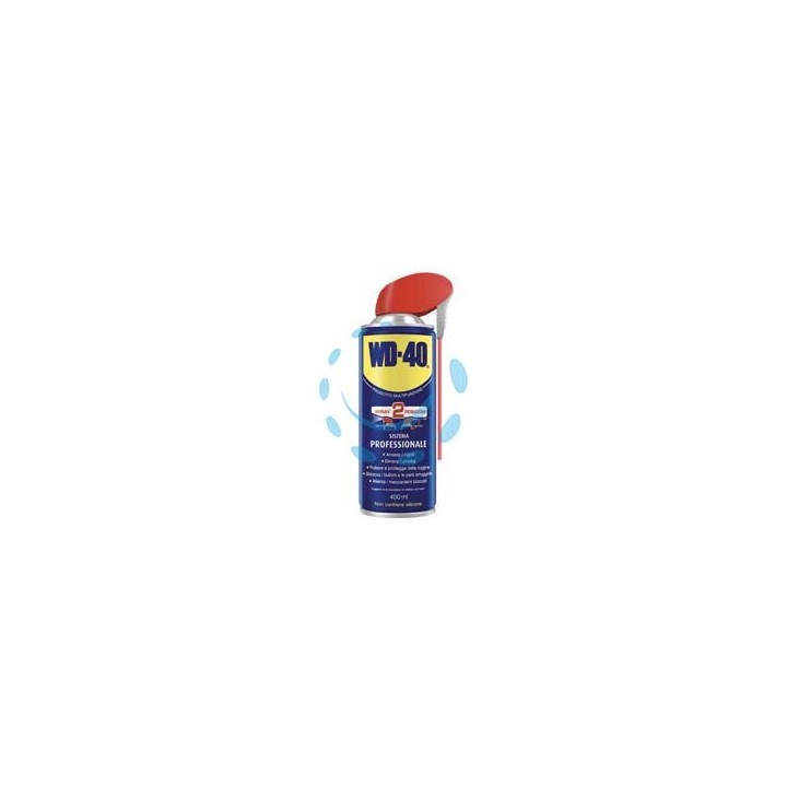 WD-40 LUBRIFICANTE SPRAY MULTIUSO 5 FUNZIONI ML.400 - ml.400 spray c/erogatore a doppia posizione