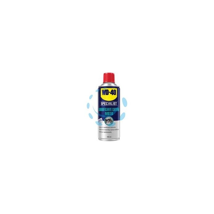 WD-40 SPECIALIST MOTO SPRAY LUBRIFICANTE CATENA CONDIZIONI ASCIUTTE - ml.400 spray