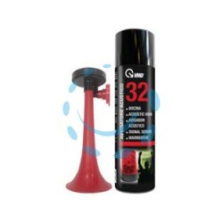 AVVISATORE ACUSTICO COMPLETO DI TROMBA ML.300 "32" - ml.300 in bomboletta spray