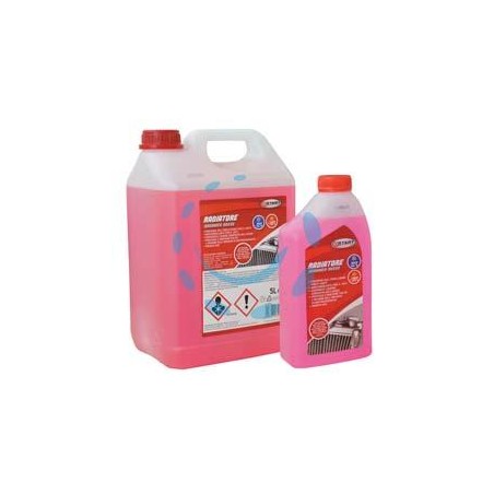 LIQUIDO PROTETTIVO ANTIGELO PER RADIATORI ROSSO - lt.1 -25C° + 122°C