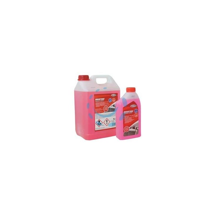 LIQUIDO PROTETTIVO ANTIGELO PER RADIATORI ROSSO - lt.1 -25C° + 122°C