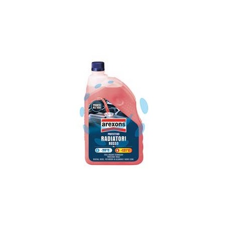 LIQUIDO PROTETTIVO ANTIGELO PER RADIATORI ROSSO - lt.2 (80132)