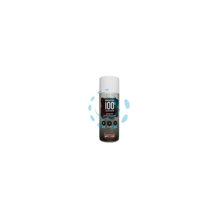 SMALTO 100% ACRILICO ANTICHIZZANTE SPRAY - ml.400 antichizzante antracite (3719)