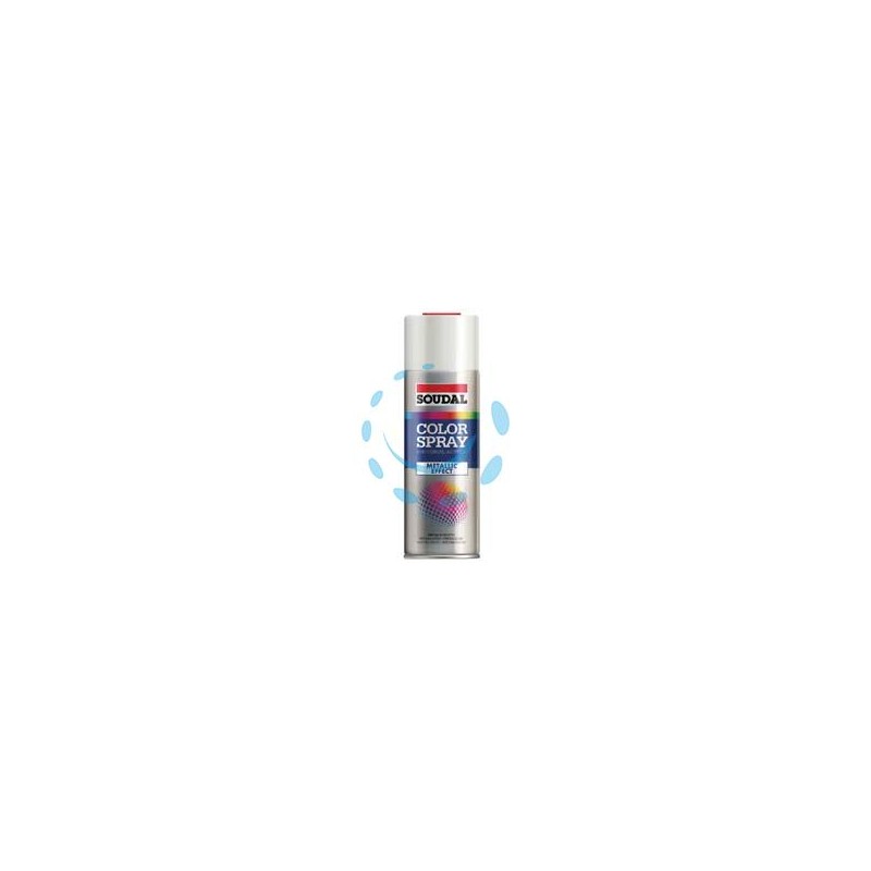 COLOR SPRAY METALLIC EFFECT SMALTO ACRILICO EFFETTO METALLIZZATO SPRAY - ml.400 - argento metallizzato (155569)