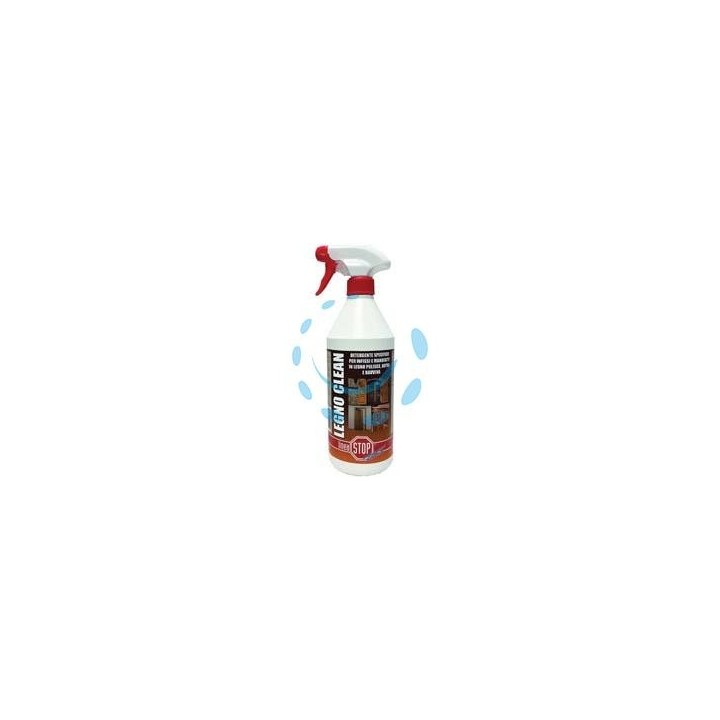 LEGNO CLEAN DETERGENTE SPECIFICO PER LA PULIZIA DI INFISSI IN LEGNO - ml.750 in flacone spray