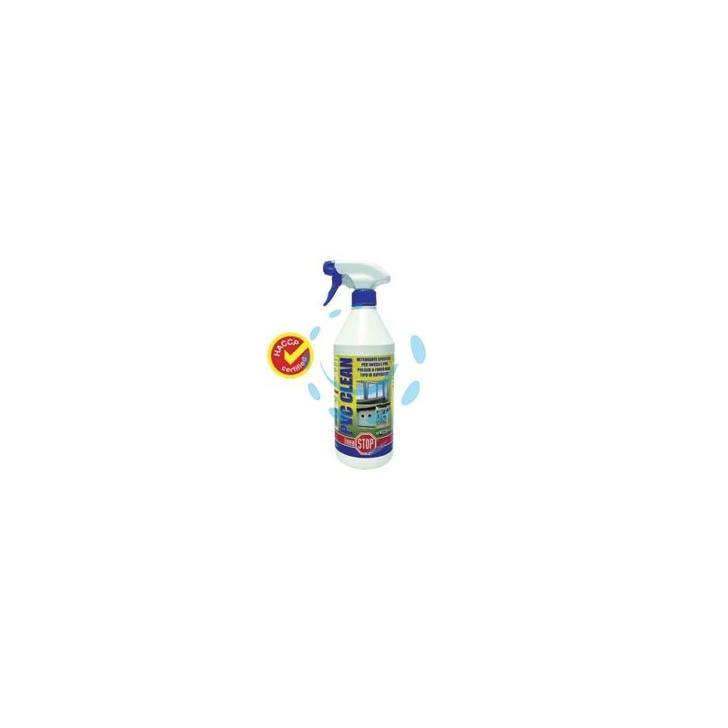 PVC CLEAN DETERGENTE SPECIFICO PER LA PULIZIA DI INFISSI IN PVC - ml.750 in flacone spray