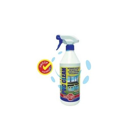PVC CLEAN DETERGENTE SPECIFICO PER LA PULIZIA DI INFISSI IN PVC - ml.750 in flacone spray