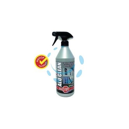 ALU CLEAN DETERGENTE SPECIFICO PER LA PULIZIA DI INFISSI IN ALLUMINIO - ml.750 in flacone spray