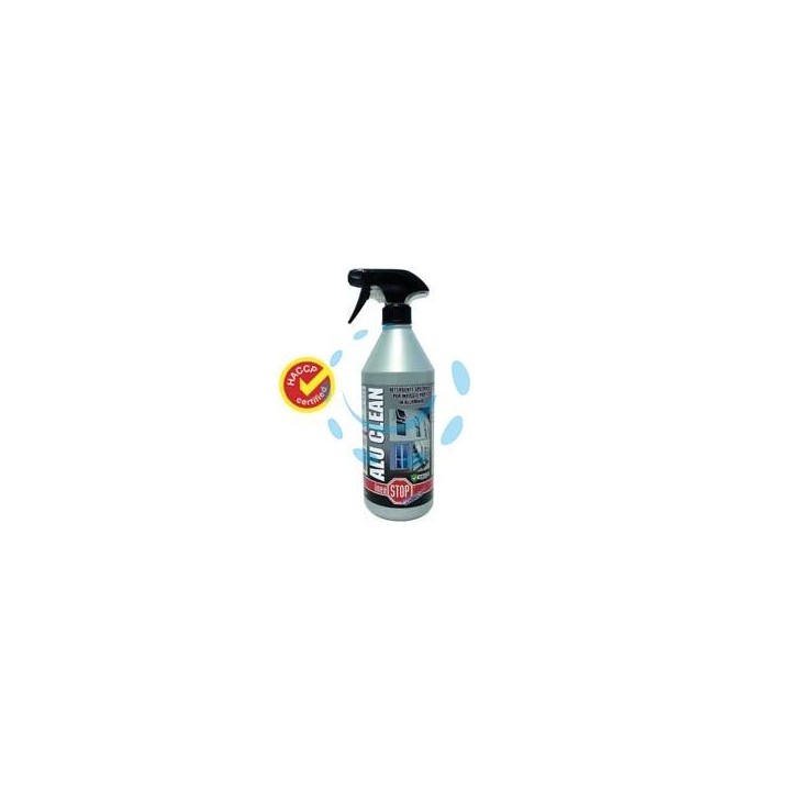 ALU CLEAN DETERGENTE SPECIFICO PER LA PULIZIA DI INFISSI IN ALLUMINIO - ml.750 in flacone spray