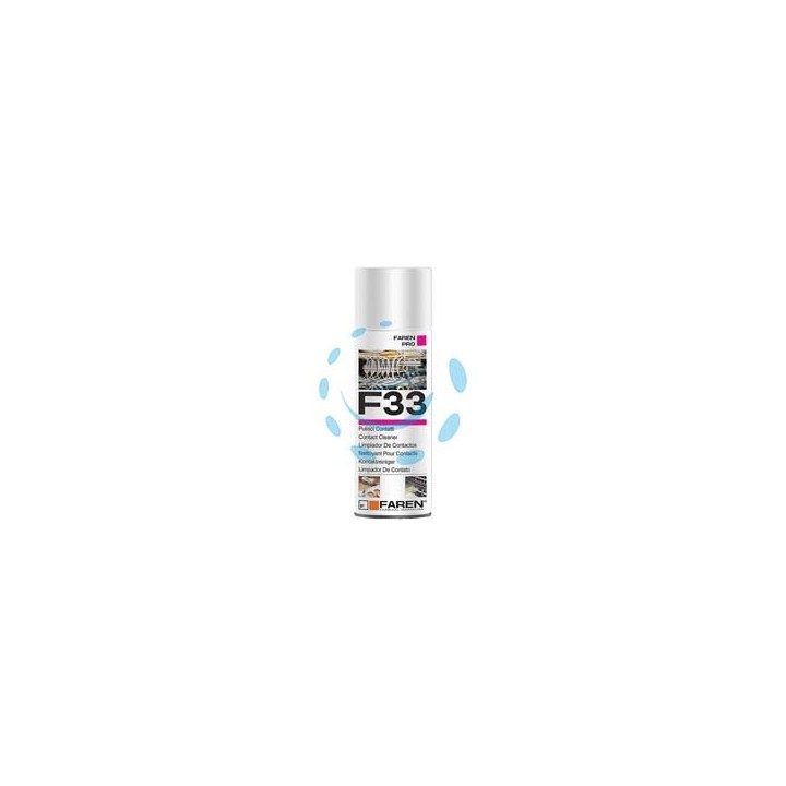 PULITORE DISOSSIDANTE PER CONTATTI ELETTRICI F33 - ml.400