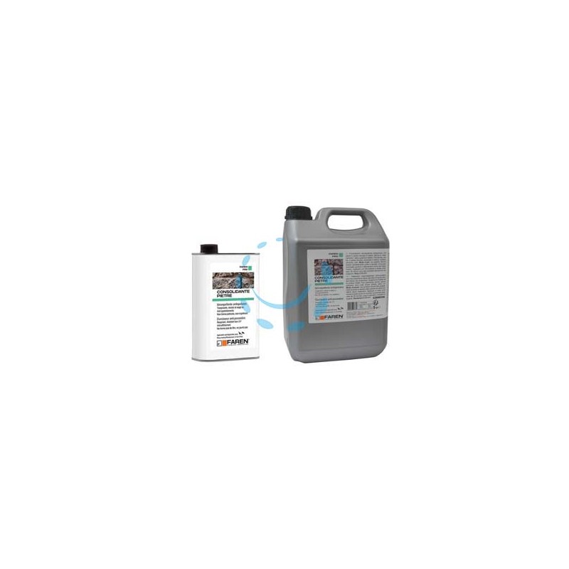 PROTETTIVO IDROREPELLENTE ANTISPOLVERO CONSOLIDANTE PIETRA - lt.1 - incolore