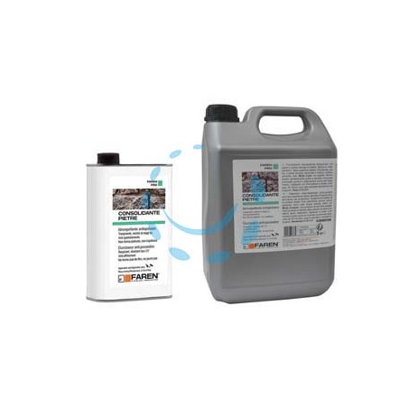 PROTETTIVO IDROREPELLENTE ANTISPOLVERO CONSOLIDANTE PIETRA - lt.1 - incolore