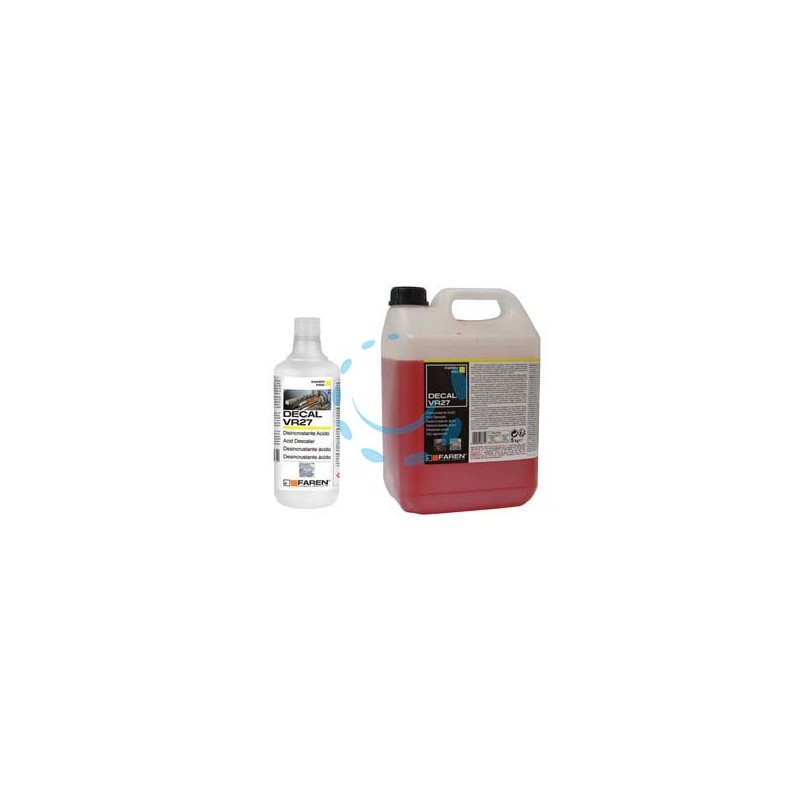 ACIDO DISINCROSTANTE CALDAIE A VIRAGGIO DECAL VR27 - lt.1 - colore rossastro
