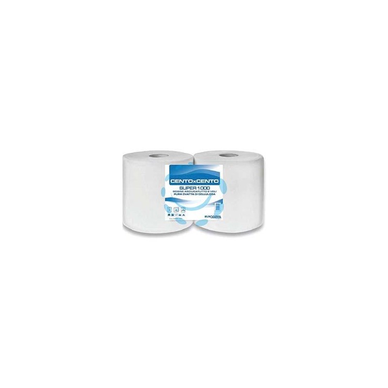 BOBINA CARTA A ROTOLO SUPER 1000 - cm.22X24,9h bancale 140 rotoli