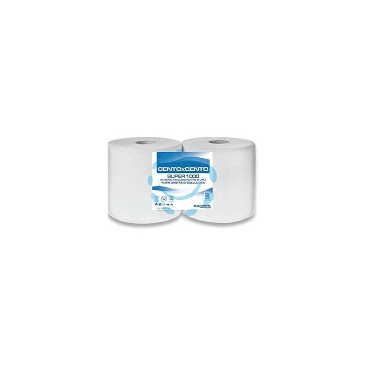 BOBINA CARTA A ROTOLO SUPER 1000 - cm.22X24,9h bancale 140 rotoli