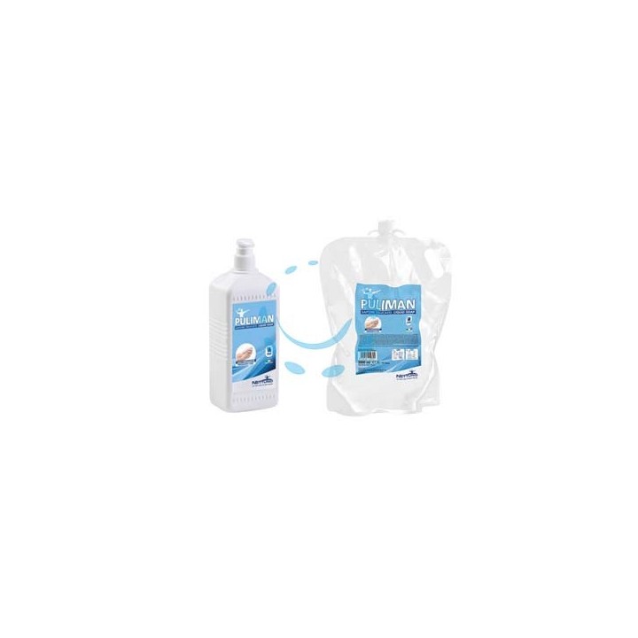 SAPONE LIQUIDO LAVAMANI "PULIMAN" - ml.1000 in flacone con dosatore