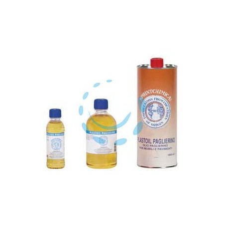 OLIO PAGLIERINO BIANCO PER MOBILI - lt.0,5 colore bianco - in flacone