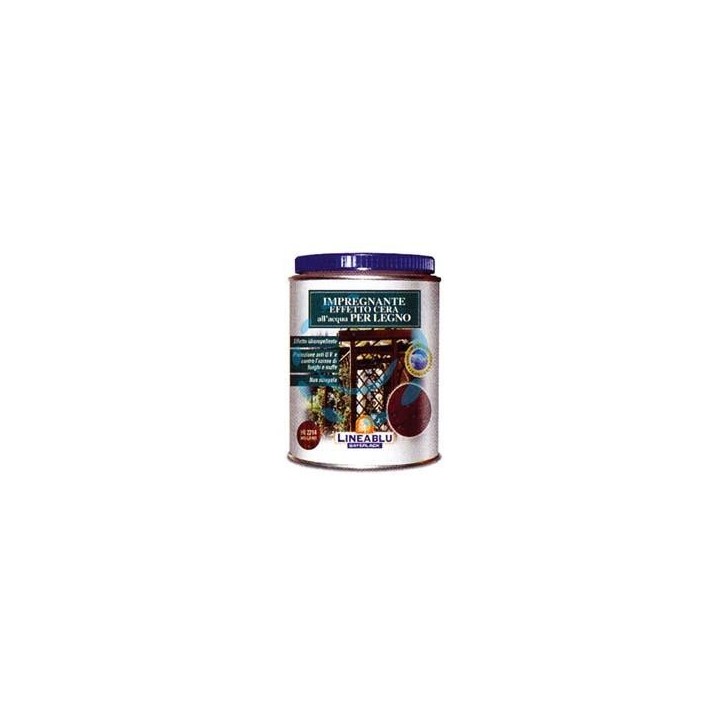 IMPREGNANTE ALL'ACQUA EFFETTO CERA PER LEGNO PER ESTERNO - HI 2211 castagno/noce chiaro lt.2,5