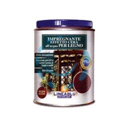 IMPREGNANTE ALL'ACQUA EFFETTO CERA PER LEGNO PER ESTERNO - HI 2213 noce scuro lt.2,5
