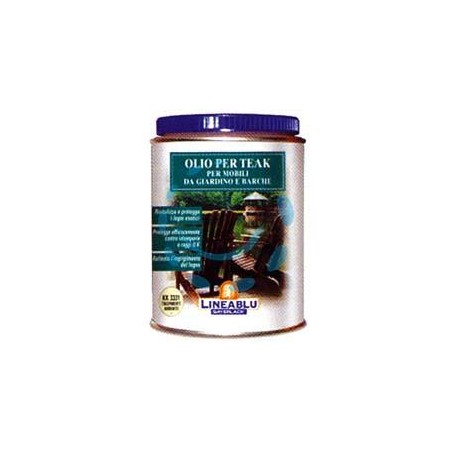 OLIO PER TEAK RIVITALIZZANTE PER MOBILI DA GIARDINO E BARCHE - KK 3331 trasparente ambrato ml.750