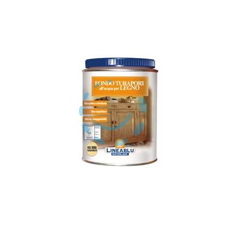 FONDO TURAPORI ALL'ACQUA PER LEGNO - HU 3050 trasparente ml.750