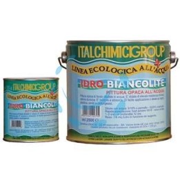 PITTURA DI FONDO OPACA ALL'ACQUA "IDROBIANCOLITE" - ml.750