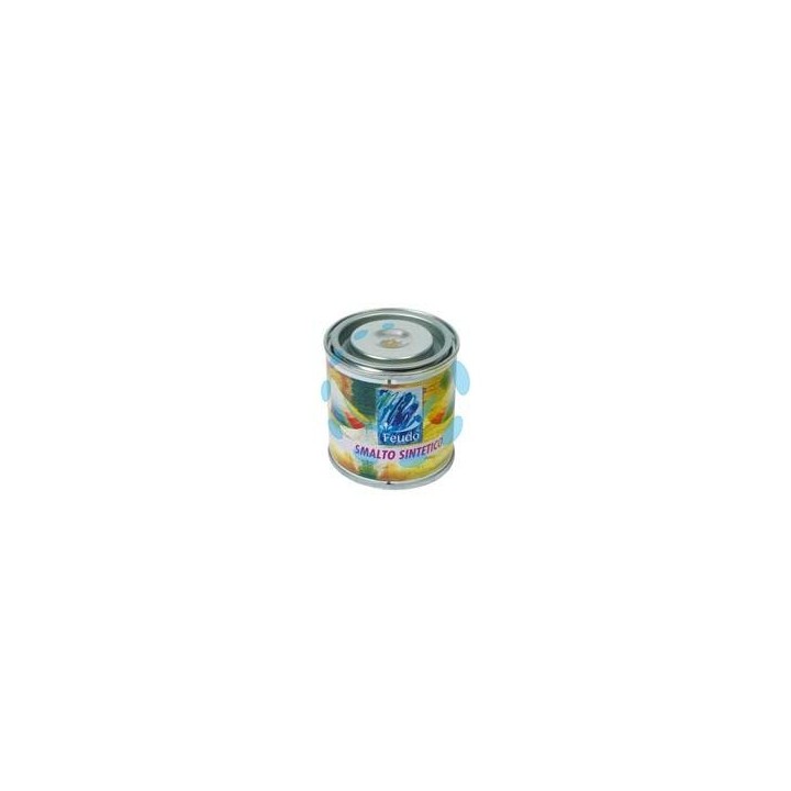 SMALTO SINTETICO LUCIDO ml 125 (LACK 82) - ml.125 marrone cioccolato RAL 8017