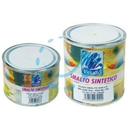 SMALTO SINTETICO LUCIDO (LACK 82) - ml.750 marrone cioccolato RAL 8017