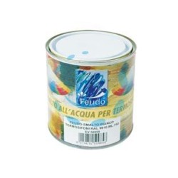 SMALTO ALL'ACQUA PER TERMOSIFONI (TERMO LACK) - ml.750 bianco RAL 9010