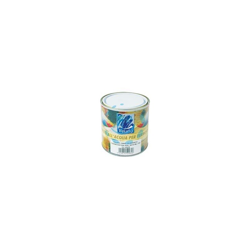 SMALTO ALL'ACQUA PER TERMOSIFONI (TERMO LACK) - ml.750 bianco RAL 9010