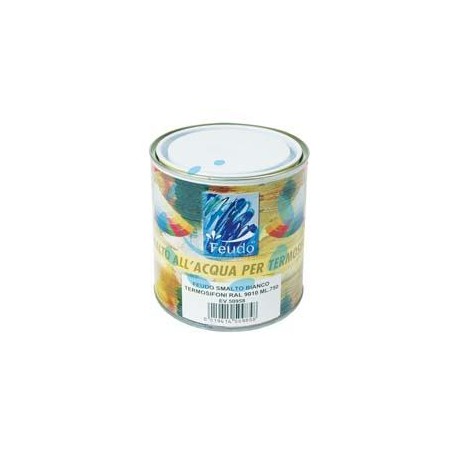 SMALTO ALL'ACQUA PER TERMOSIFONI (TERMO LACK) - ml.750 bianco RAL 9010