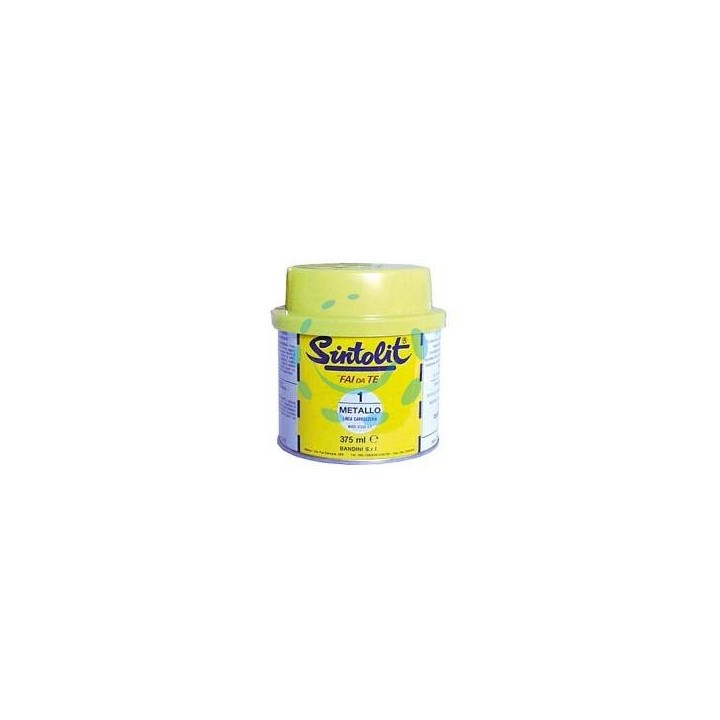 SINTOLIT "FAI DA TE" STUCCO PER METALLO IN BARATTOLO ML.375 - ml.375 grigio