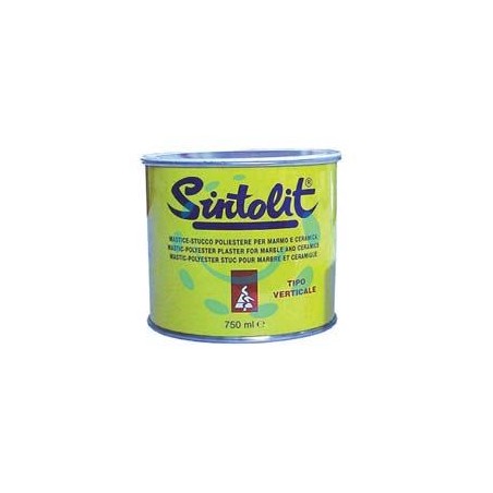SINTOLIT STUCCO PER MARMO E CERAMICA IN BARATTOLO - ml.750 bianco "tipo liquido"