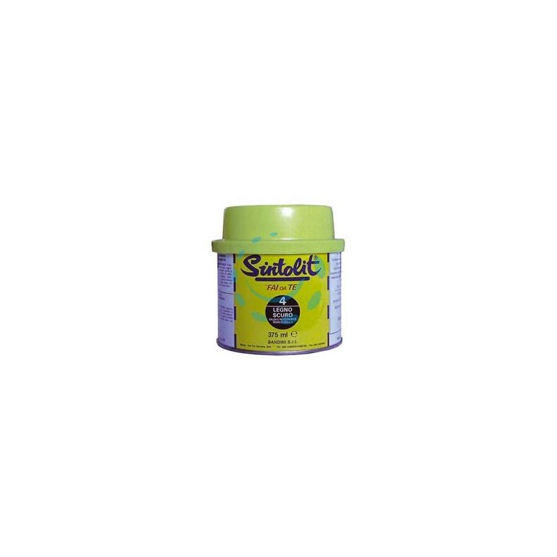 SINTOLIT "FAI DA TE" STUCCO PER LEGNO IN BARATTOLO ML.375 - ml.375 legno scuro