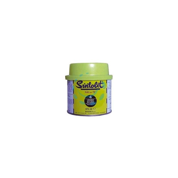 SINTOLIT "FAI DA TE" STUCCO PER LEGNO IN BARATTOLO ML.375 - ml.375 legno scuro