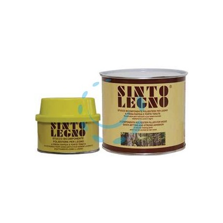 SINTOLEGNO STUCCO PER LEGNO IN BARATTOLO - ml.750 legno chiaro