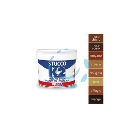 K2 STUCCO COLORATO IN PASTA PER LEGNO IN BARATTOLO - Kg.0,500 - mogano