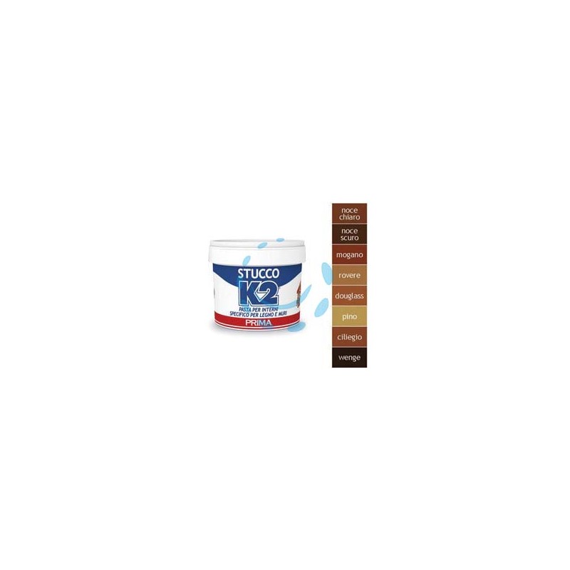 K2 STUCCO COLORATO IN PASTA PER LEGNO IN BARATTOLO - Kg.0,500 - rovere