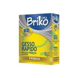 K2 LINEA BRIKO GESSO RAPIDO BIANCO IN POLVERE - Kg.1 in scatola