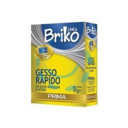 K2 LINEA BRIKO GESSO RAPIDO BIANCO IN POLVERE - Kg.1 in scatola