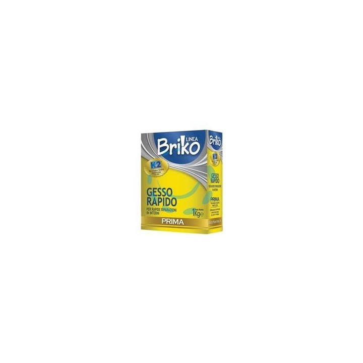 K2 LINEA BRIKO GESSO RAPIDO BIANCO IN POLVERE - Kg.1 in scatola
