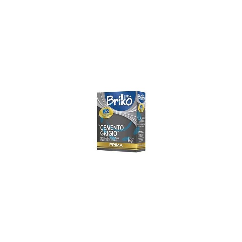 K2 LINEA BRIKO CEMENTO GRIGIO IN POLVERE - Kg.1 in scatola