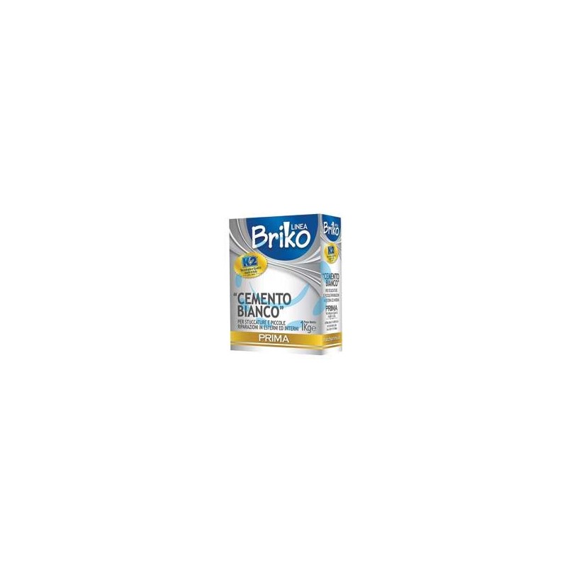 K2 LINEA BRIKO CEMENTO BIANCO IN POLVERE - Kg.1 in scatola