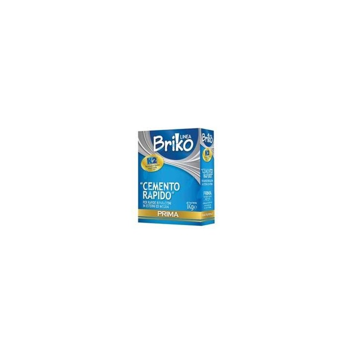 K2 LINEA BRIKO CEMENTO RAPIDO GRIGIO IN POLVERE - Kg.1 in scatola
