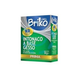 K2 LINEA BRIKO INTONACO BASE GESSO BIANCO IN POLVERE RASANTE - Kg.1 in scatola